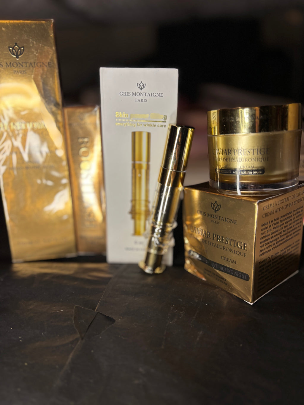 Coffret « Gold » Gris Montaigne Paris