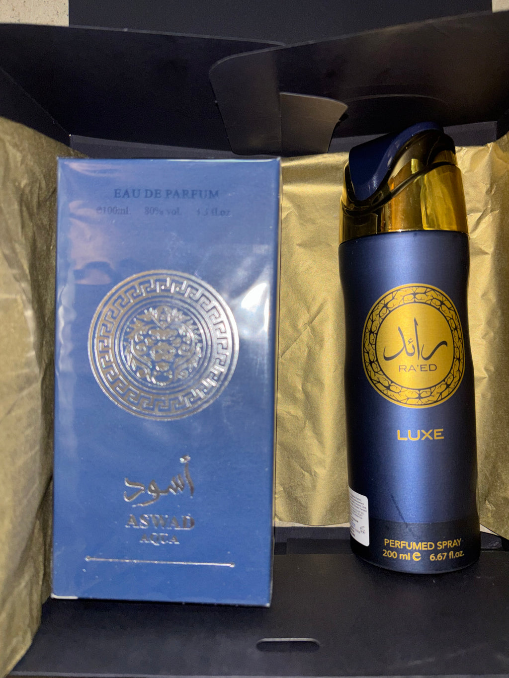Coffret Asad Zanzibar- Eau de parfum 100 ml et déodorant 250 ml. 💙