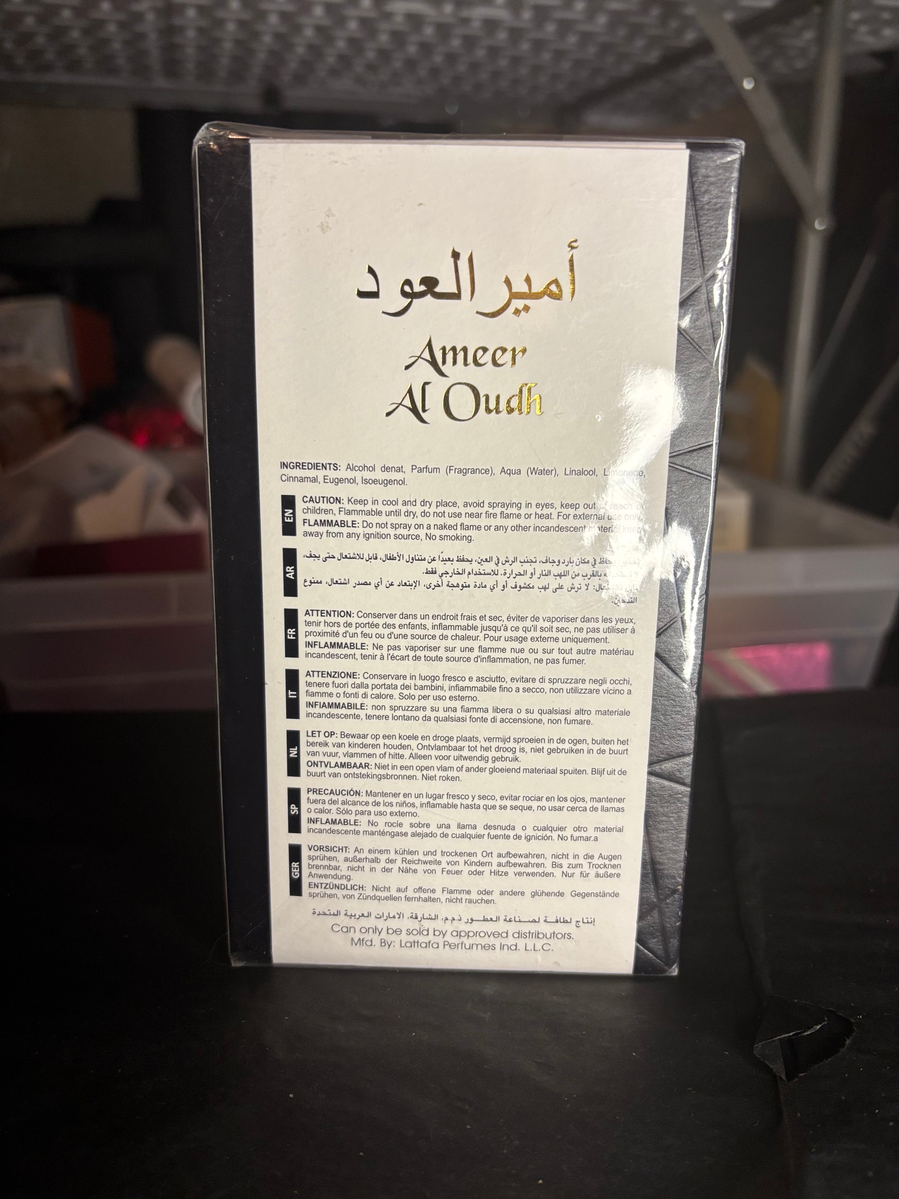 Ameer Al Oudh Intense Oud- Eau de parfum 100 ml- Lattafa