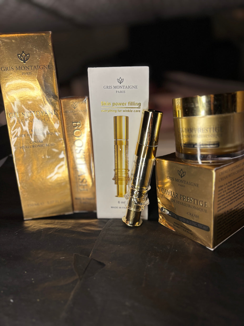 Coffret « Gold » Gris Montaigne Paris
