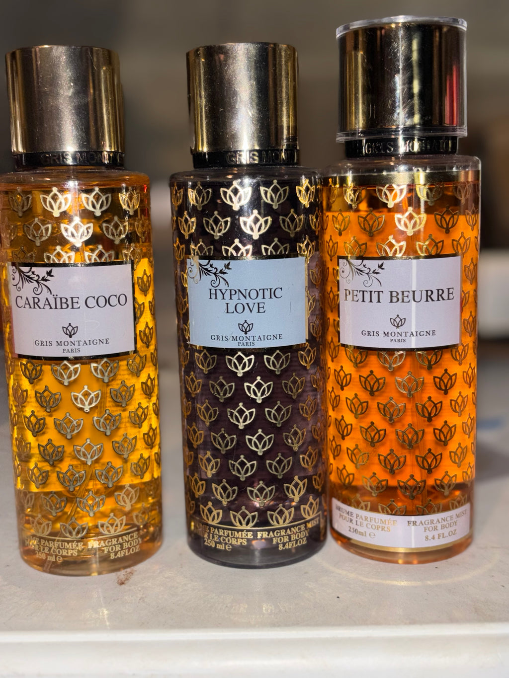 Lot 3 de brumes parfumées- Gris Montaigne