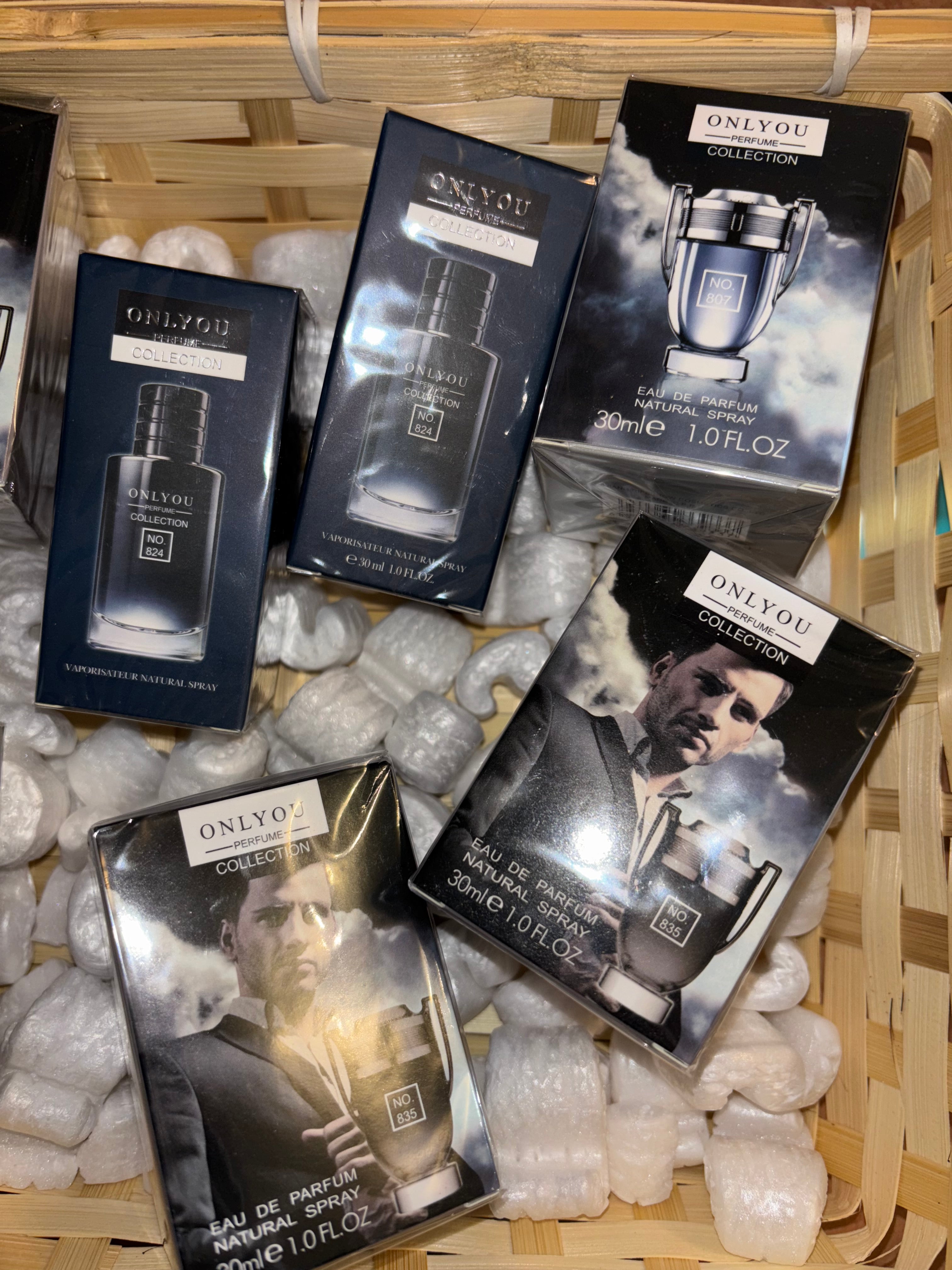 Lot de 3 parfums miniatures Hommes- Dupes- Onlyou Perfume- 30 ml