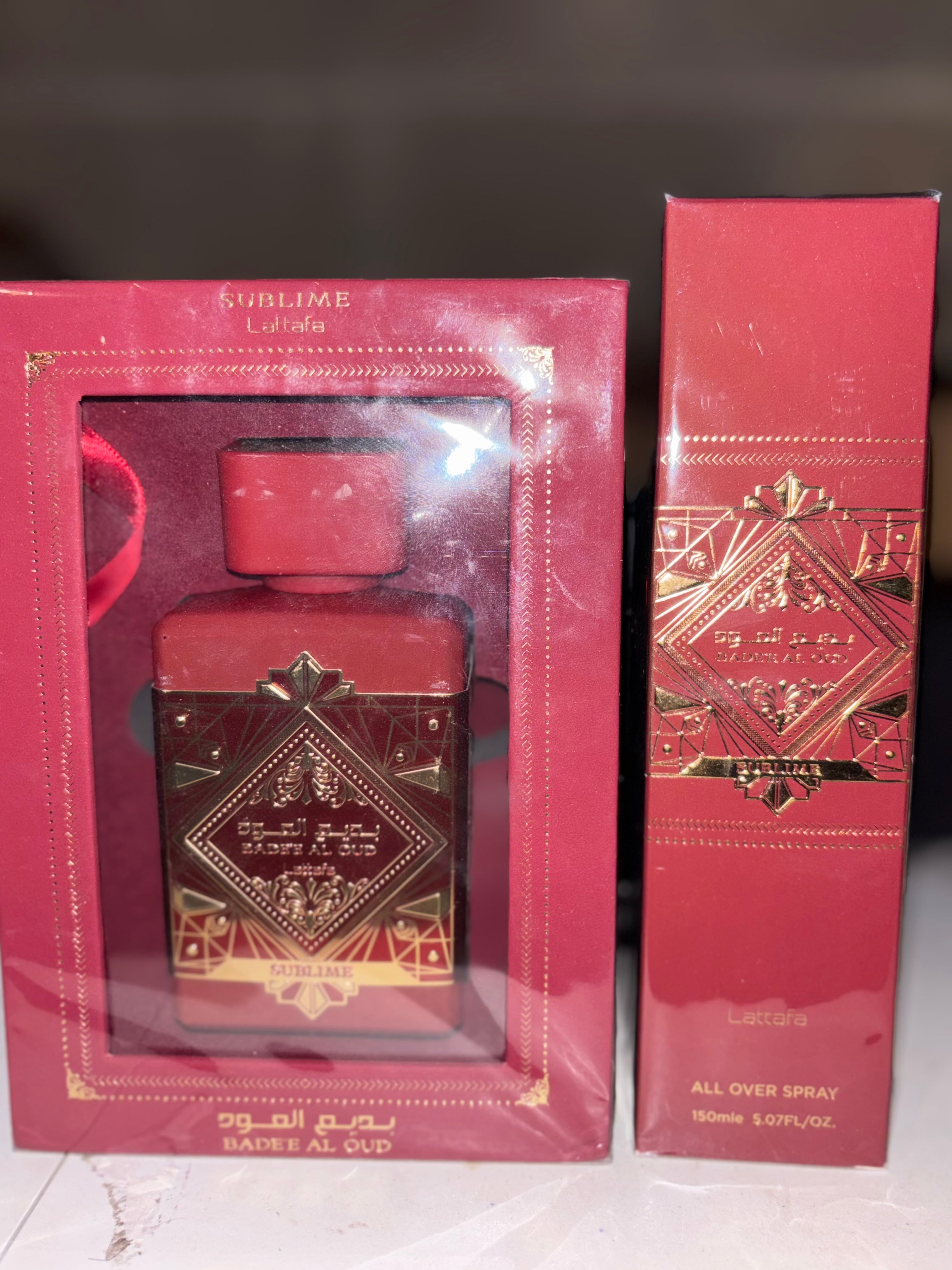 Coffret Badee Al Oud Sublime (Rouge)