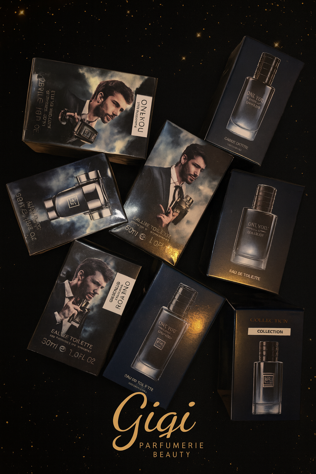 Lot de 3 parfums miniatures Hommes- Dupes- Onlyou Perfume- 30 ml