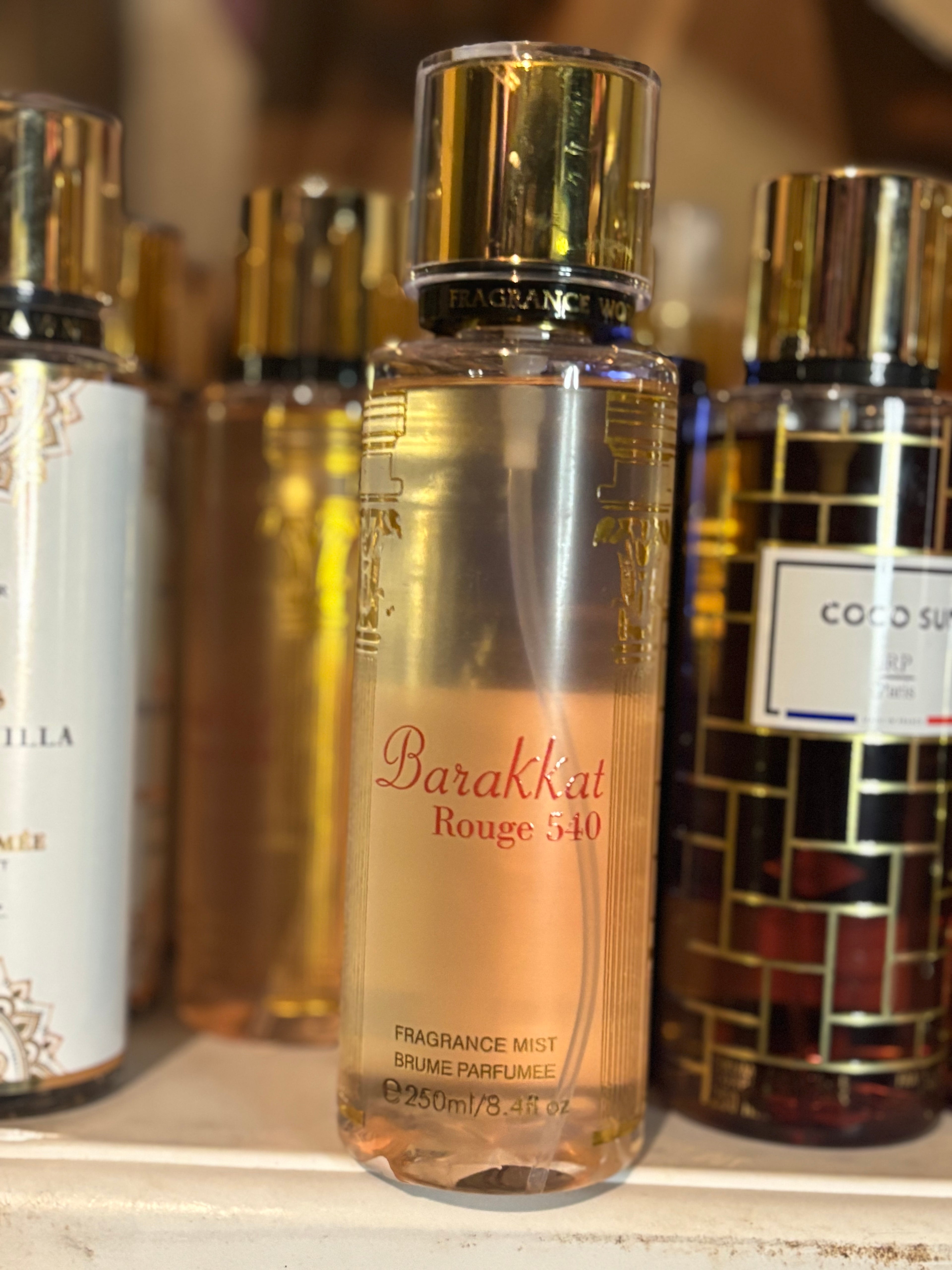 Barakkat Rouge 540- Brume parfumée 250ml- Fragrance World