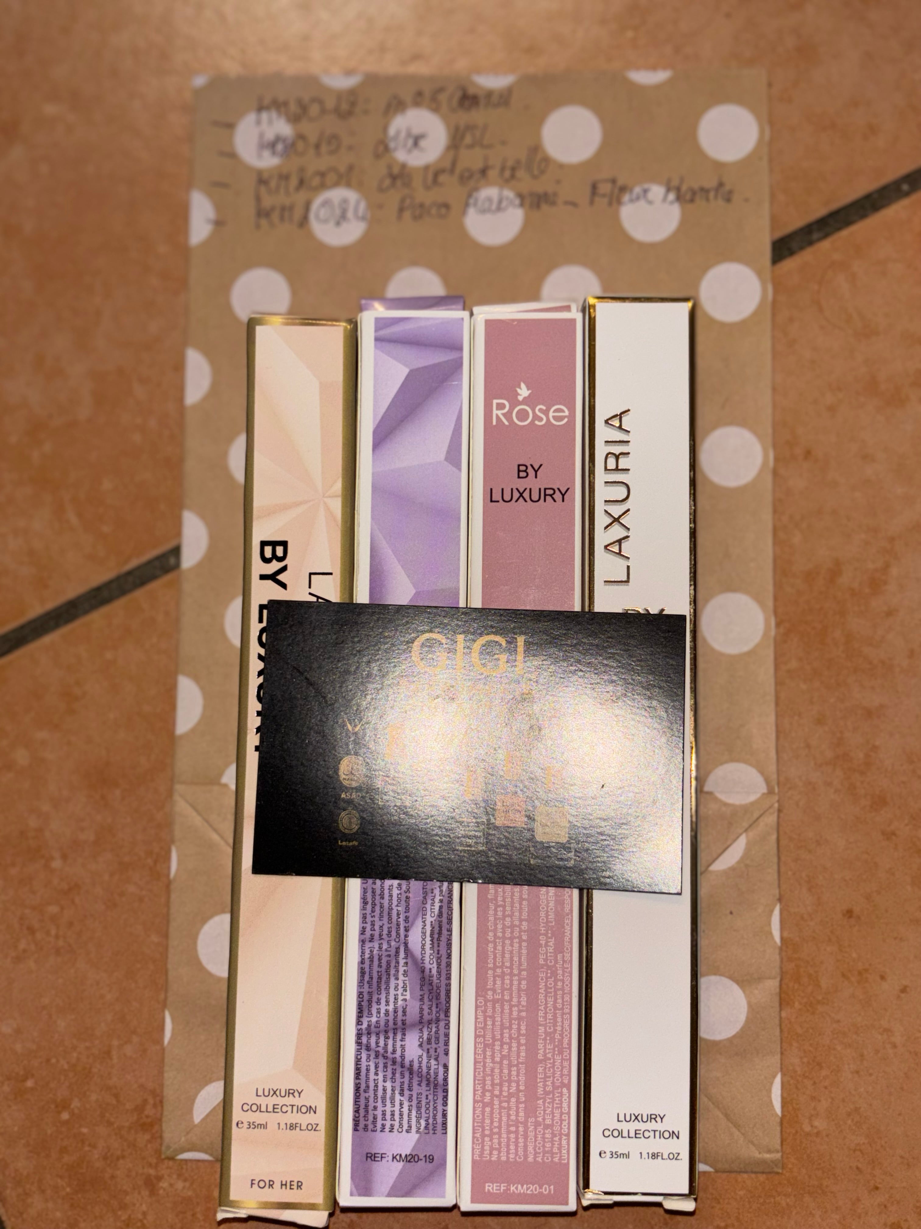 🌸 LUXURY COLLECTION – LOT FEMME 35 ml