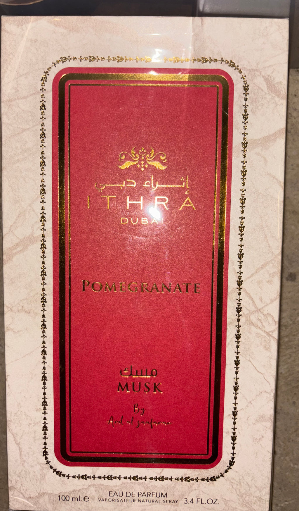 Ithra Dubai Pomegranate Musk Eau de parfum 100 ml - Ard Al Zaafaran