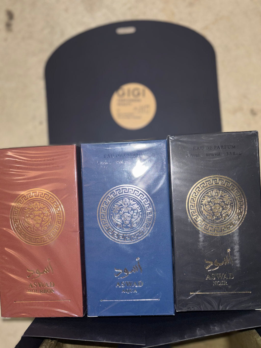 ✨ Collection ASWAD – L’élégance en trois signatures olfactives ✨