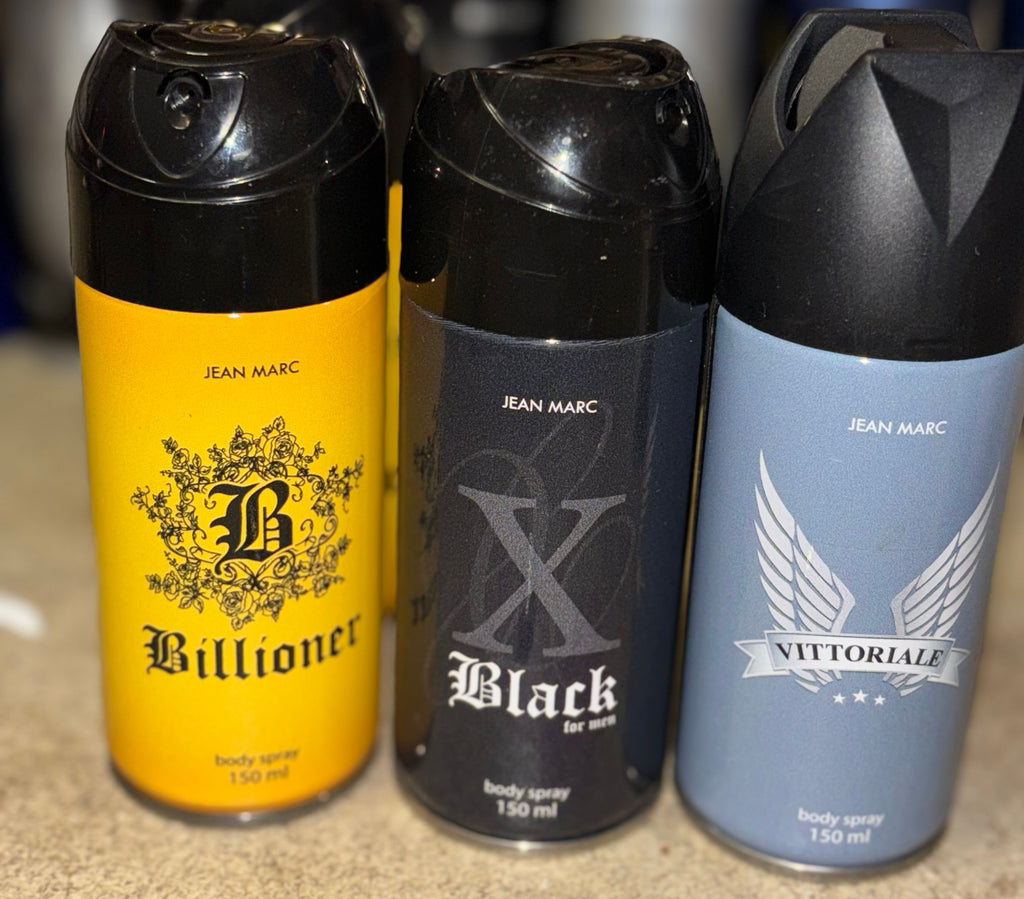 Lot de 3 sprays déodorants- Jean Marc