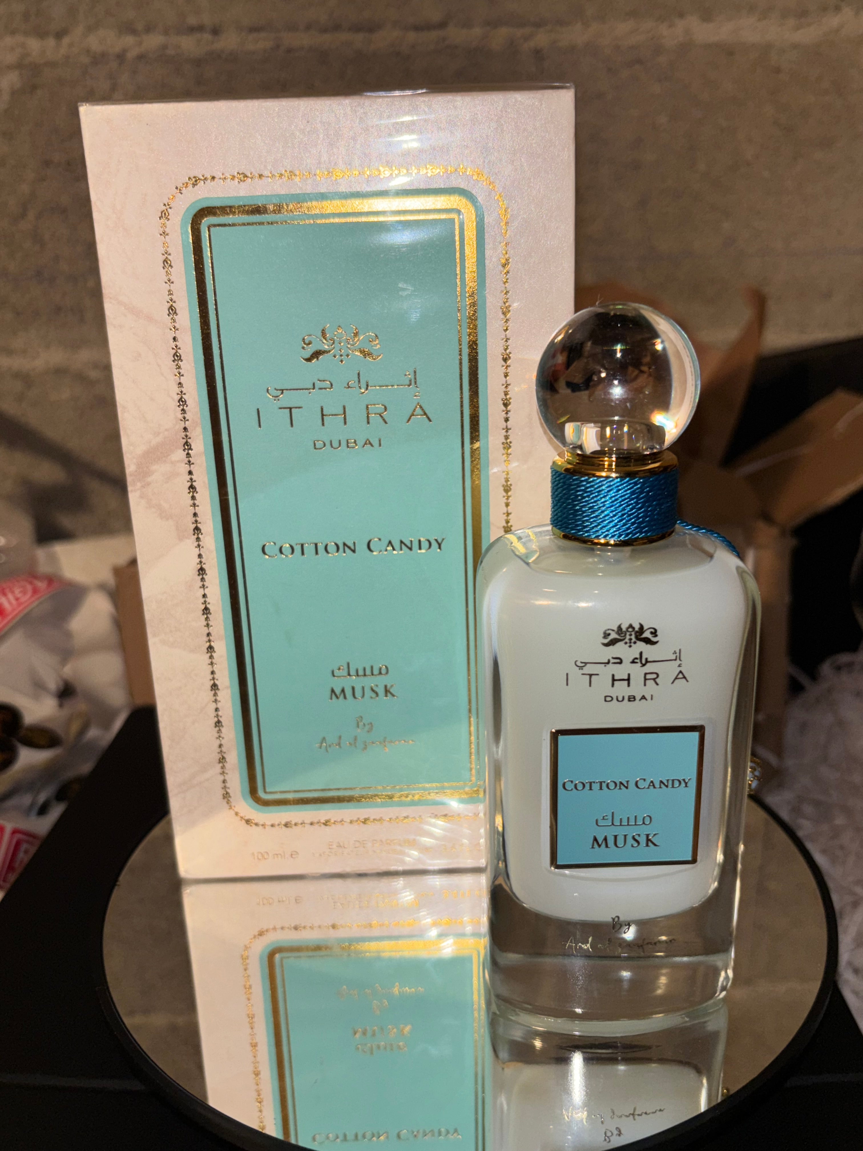Ithra Dubai -Cotton Candy Musk- Parfum 100ml- Ard Al Zaafaran