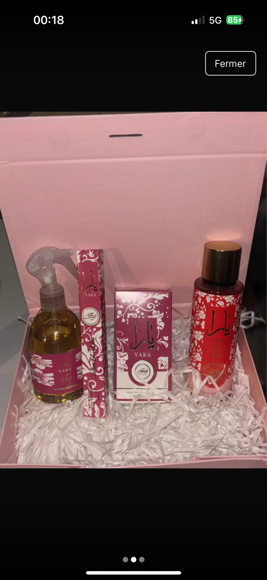 Coffret «l’essenciel Yara Candy »