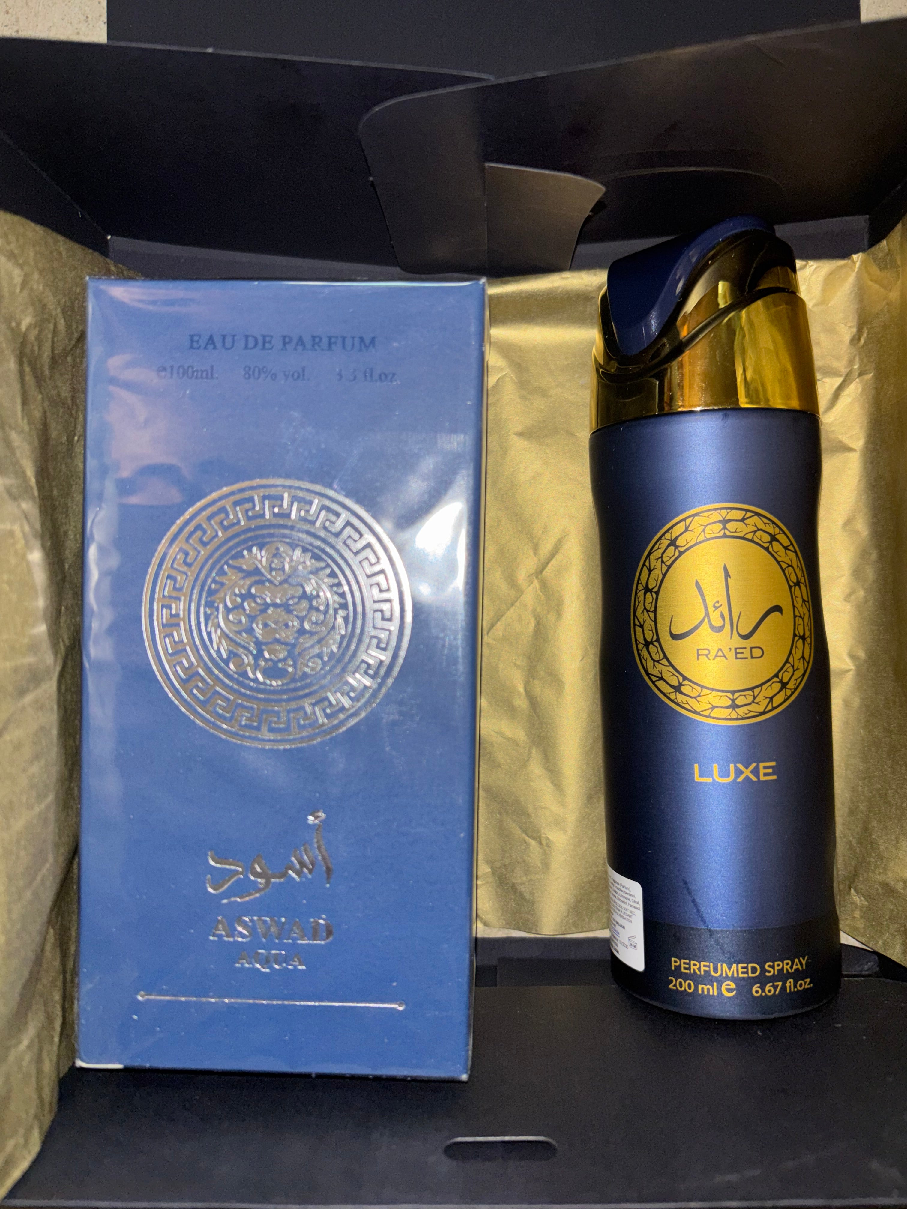Coffret Asad Zanzibar- Eau de parfum 100 ml et déodorant 250 ml. 💙