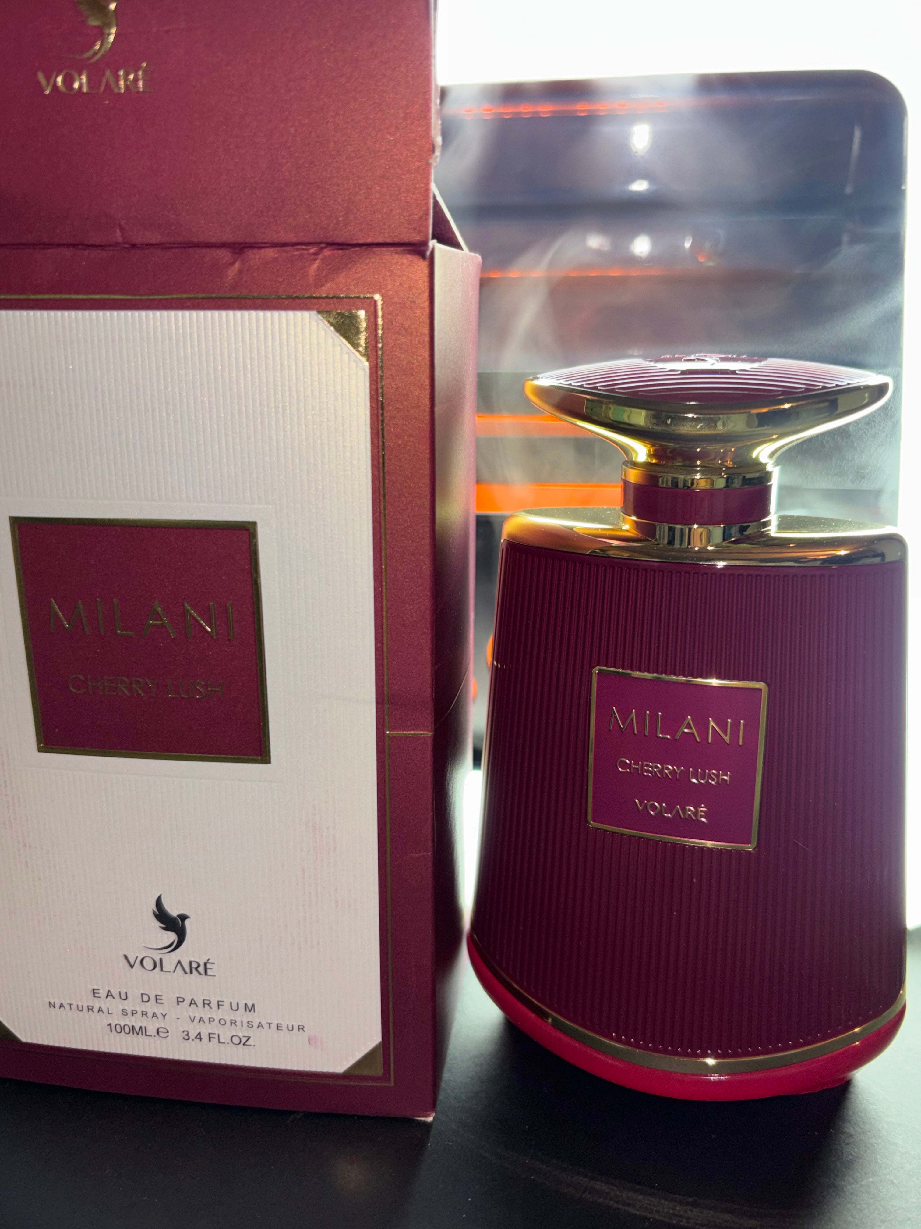 Collection Milani- (Pink Crush, Pistachio, Red Apple, Cherry Lush, Warm Vanilla), Eau de parfum 100 ml- Volare