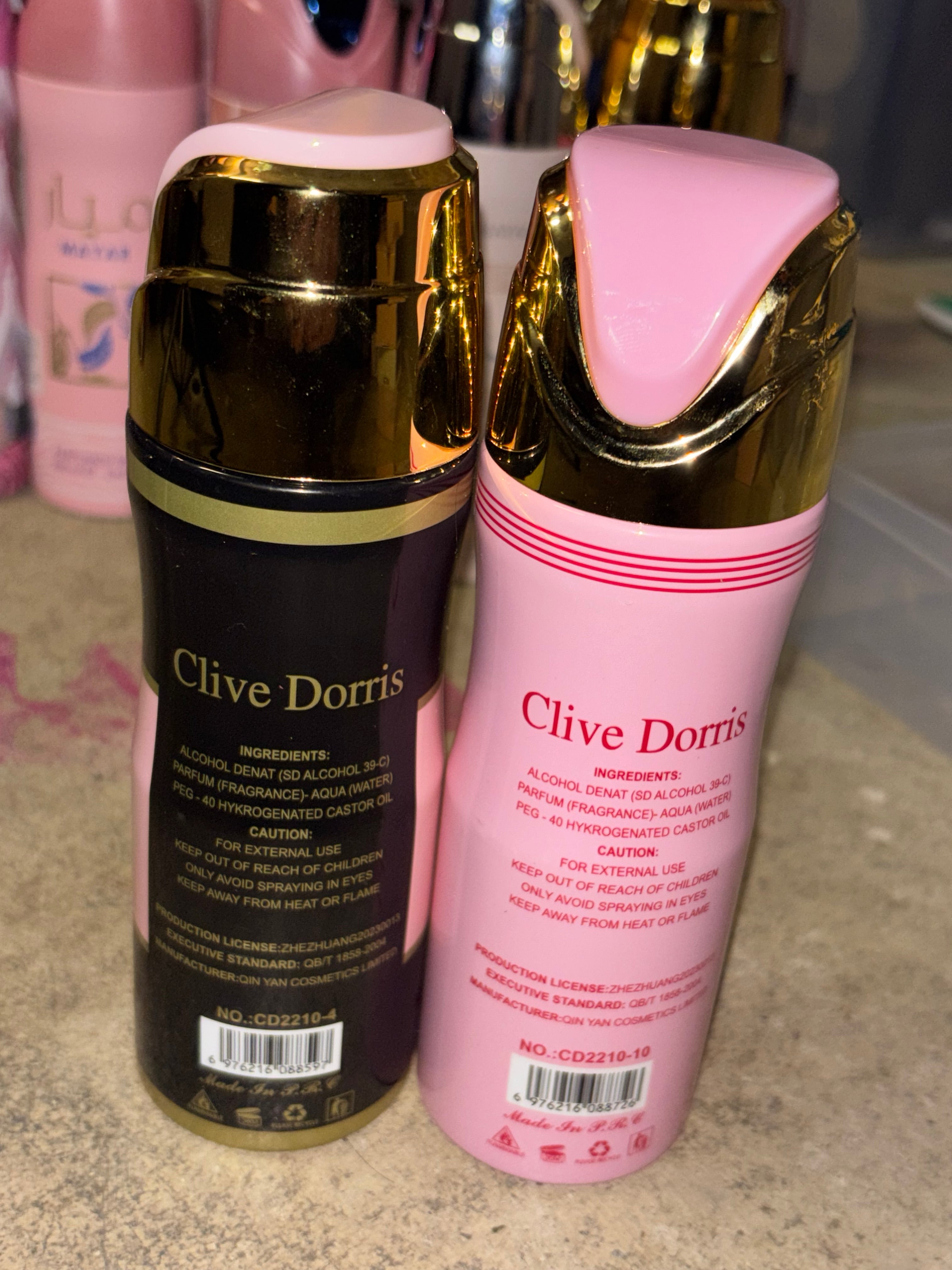 Inspiration Parfums- brumes parfumée- 250 ml- Clive Dorris