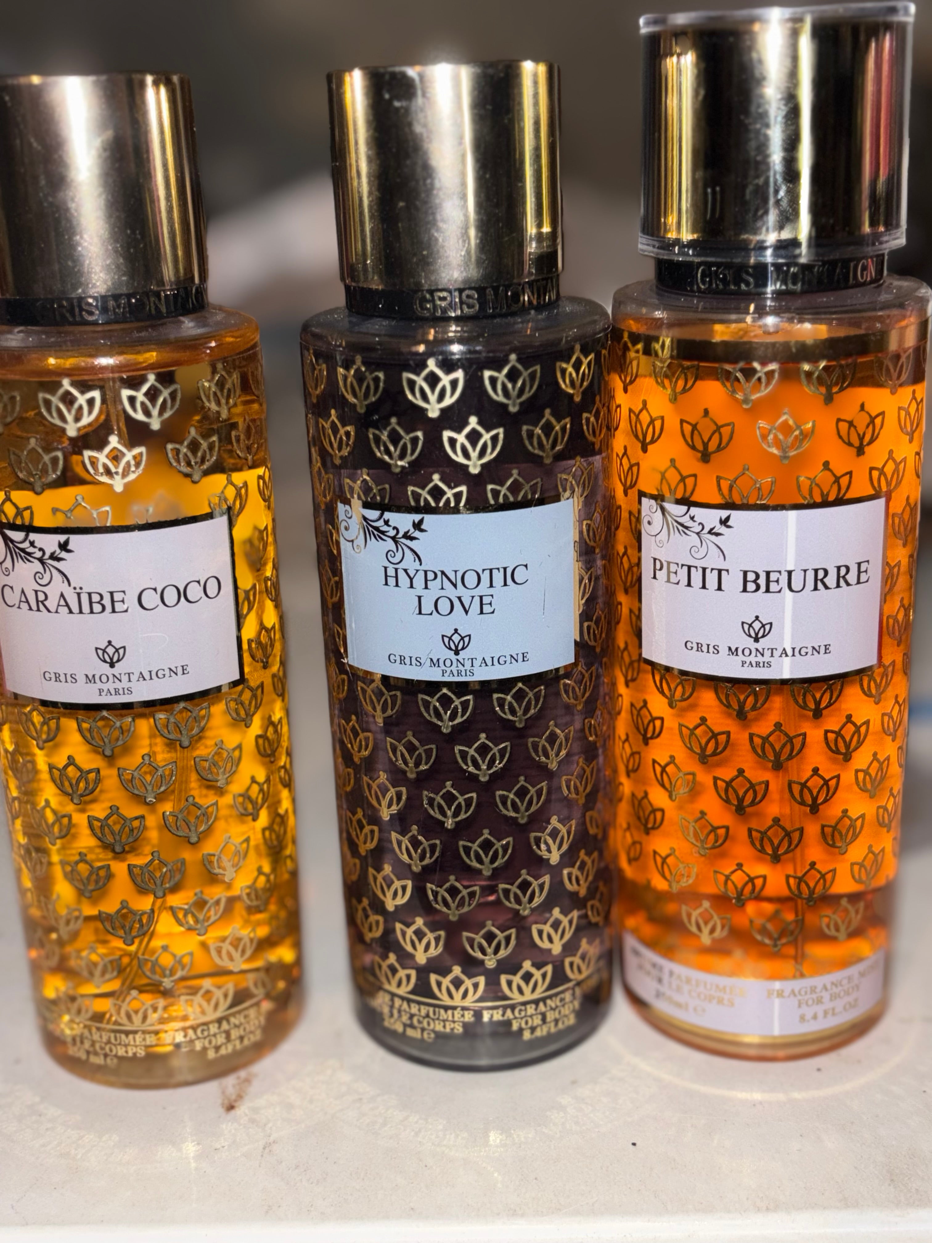 Lot 3 de brumes parfumées- Gris Montaigne