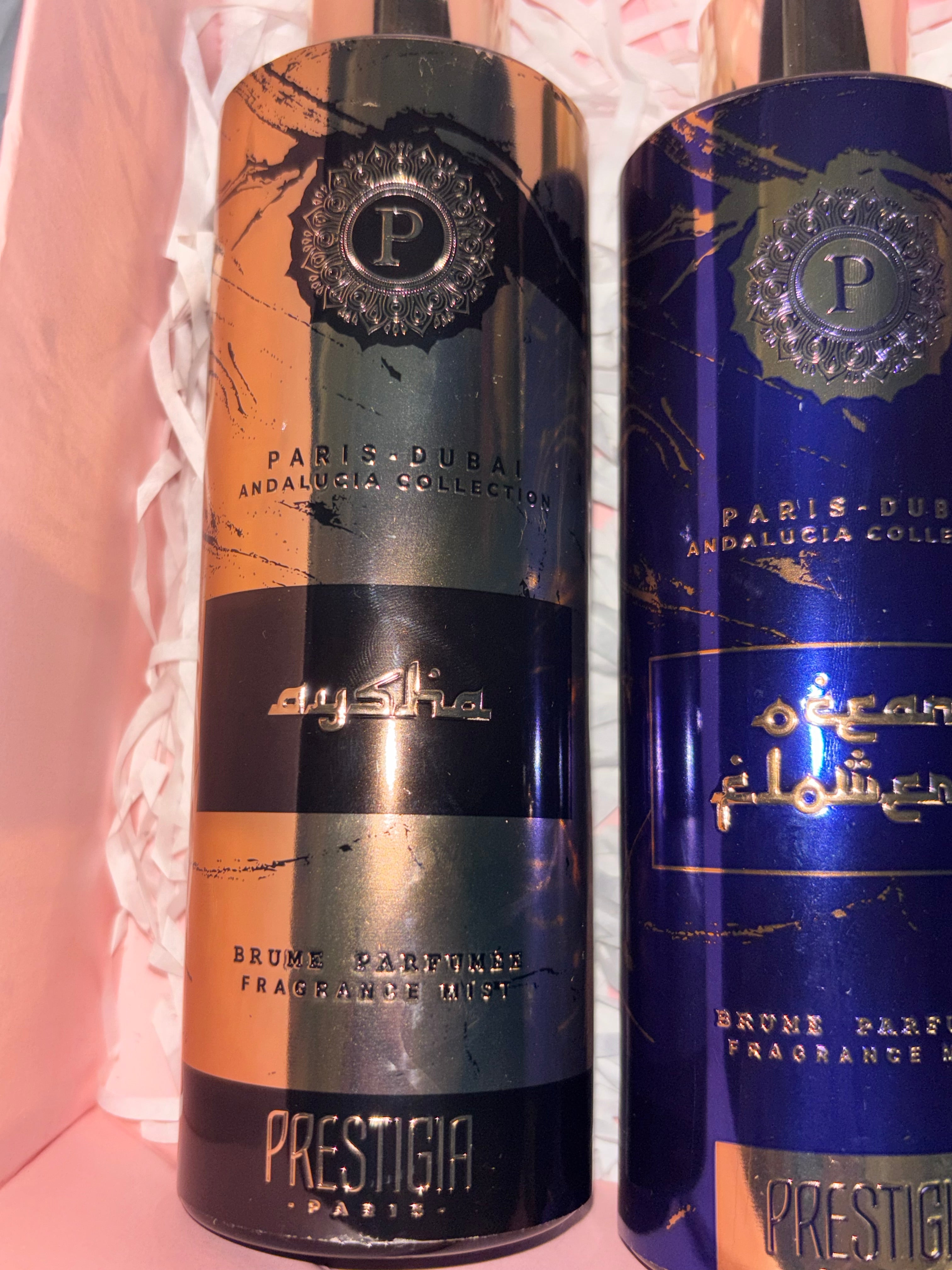 Paris Dubai- Lot de brumes corps parfumées- 250 ml- Prestigia