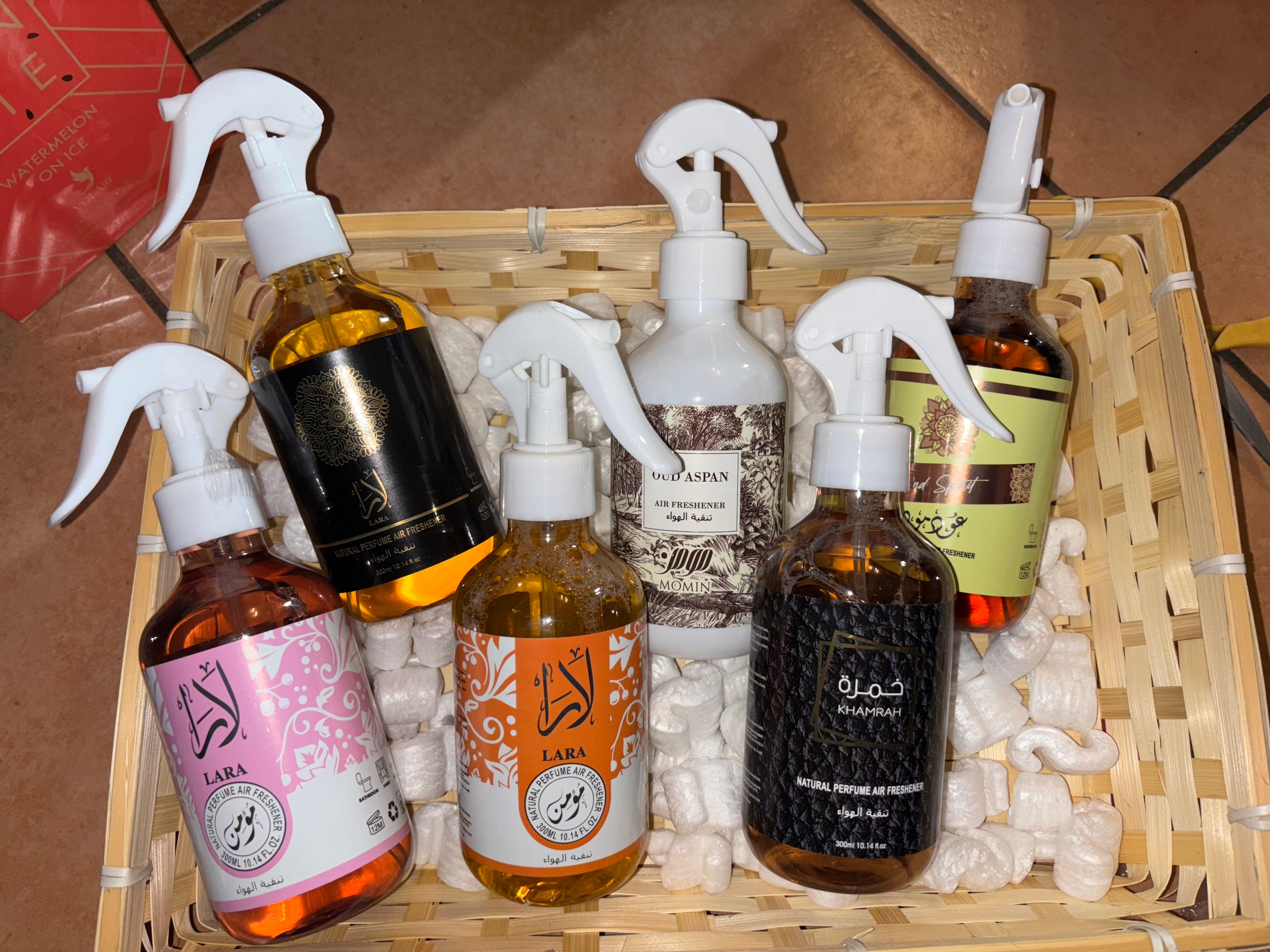 Coffret Sprays Textiles – Collection Orientale & Gourmande✨