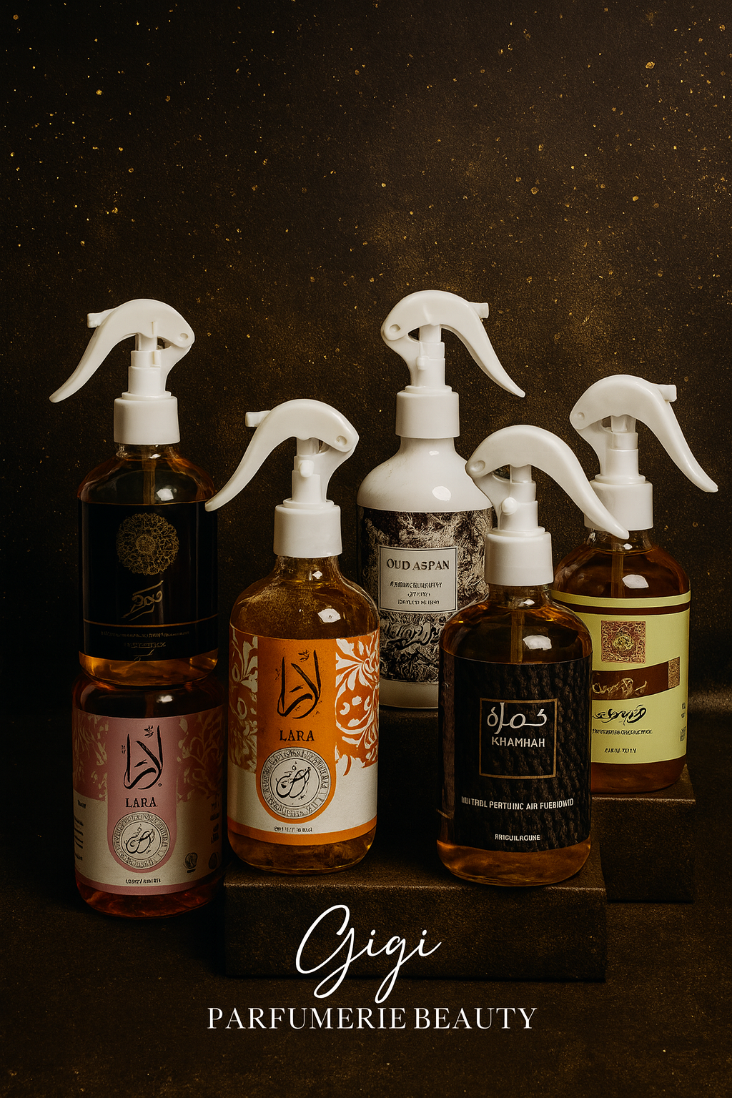 Coffret Sprays Textiles – Collection Orientale & Gourmande✨