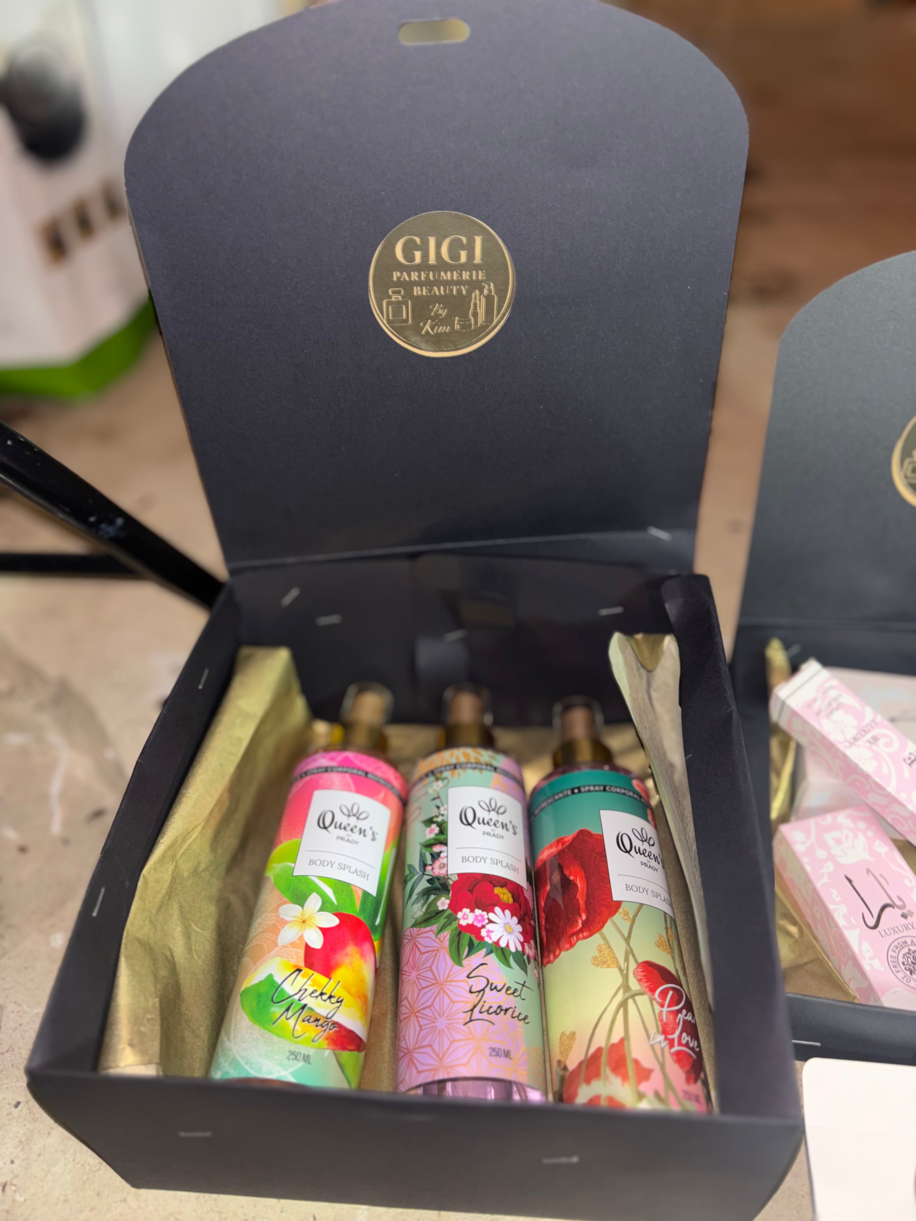 🎁✨ Coffret Body Splash Queen’s – Les dupes gourmands ✨🎁
