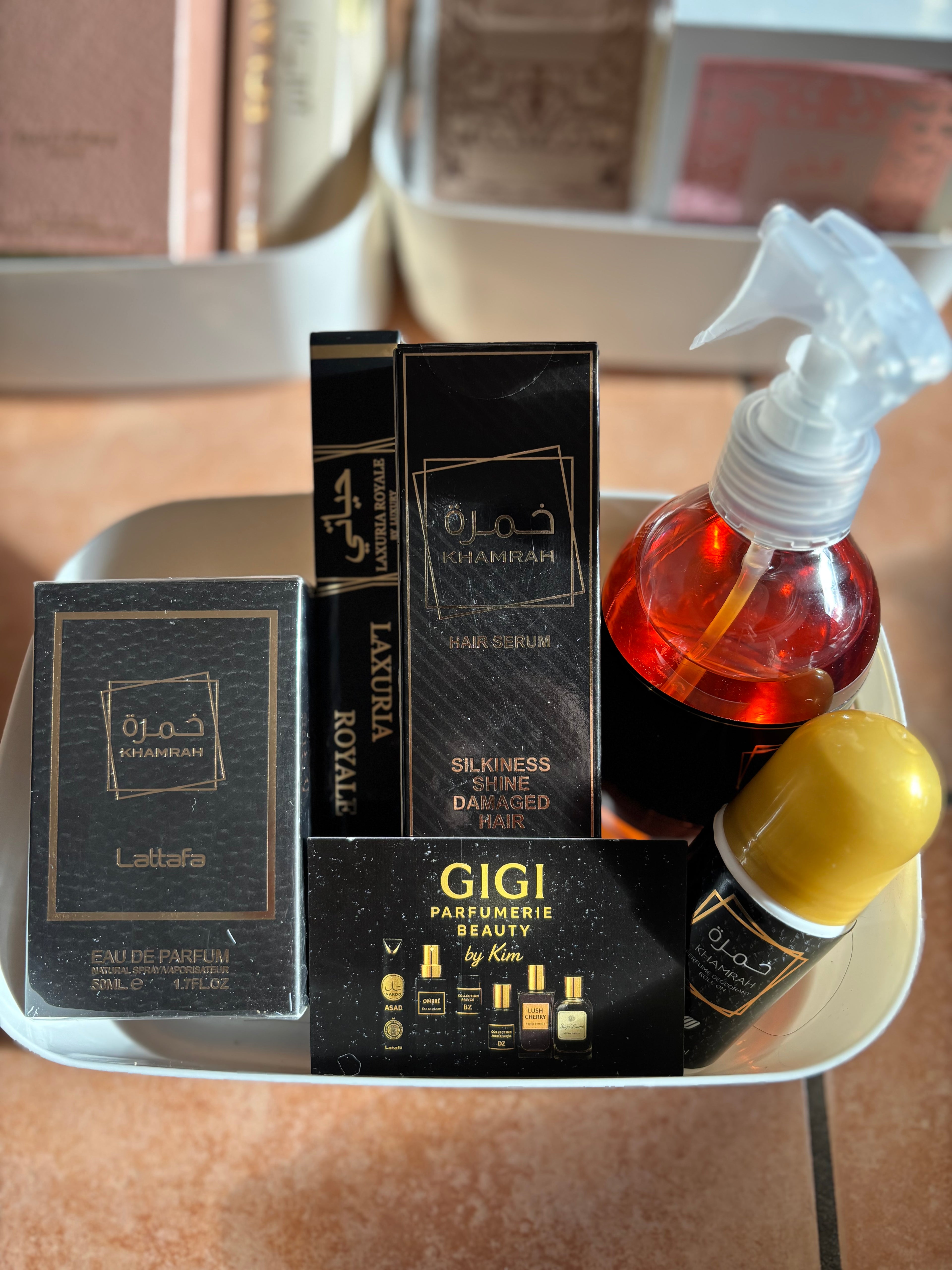 Coffret « KHAMRAH »- L’essentiel