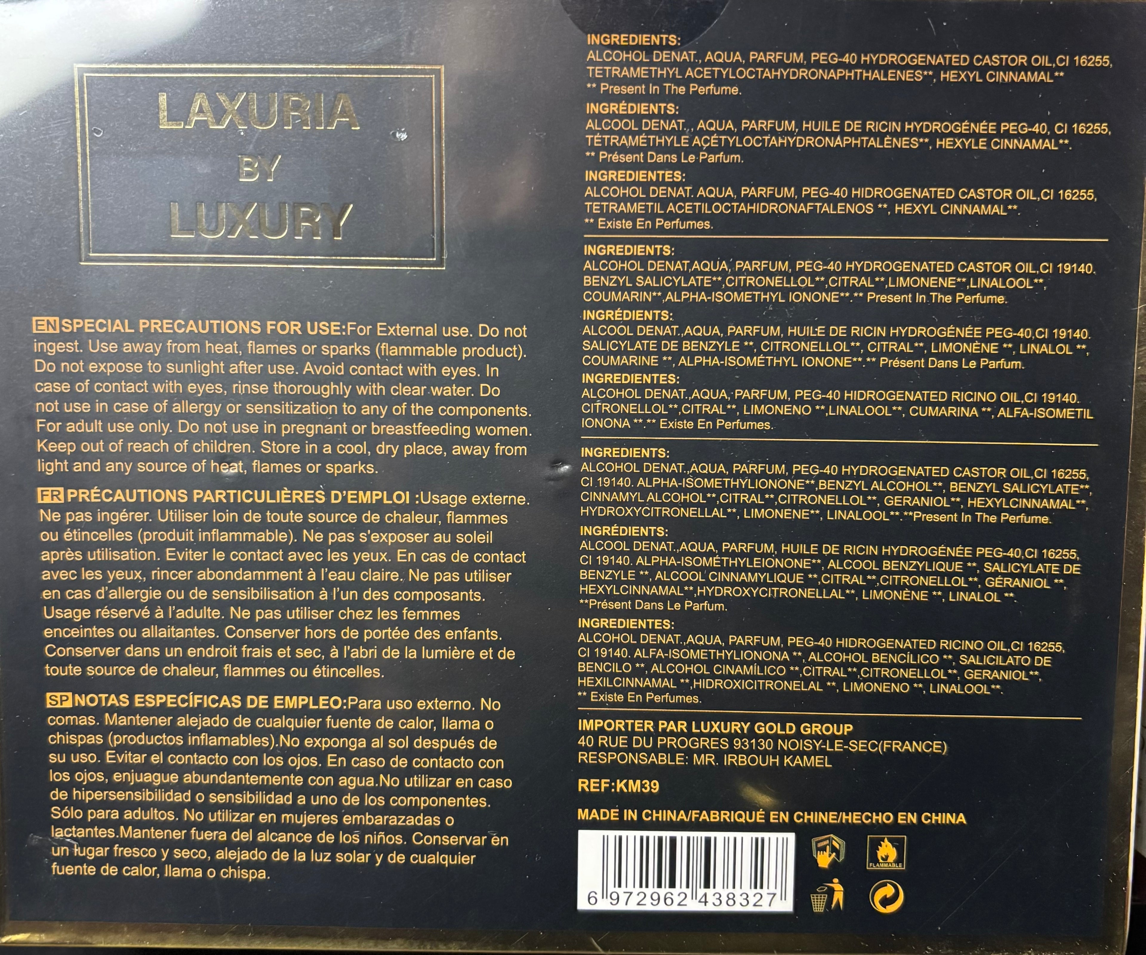 Coffret Découverte Yara – 3 x 25 ml- Luxuria Royale by Luxury