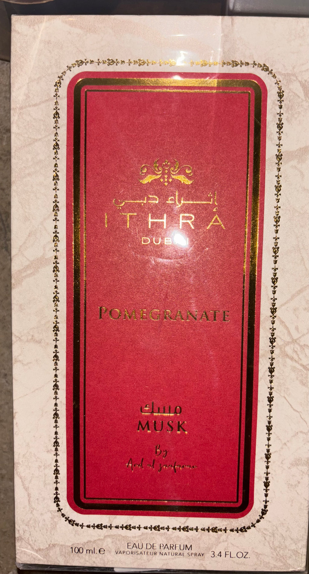 Ithra Dubai Pomegranate Musk Eau de parfum 100 ml - Ard Al Zaafaran