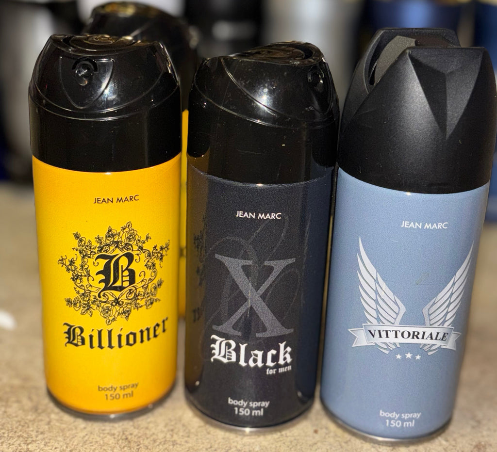 Lot de 3 sprays déodorants- Jean Marc