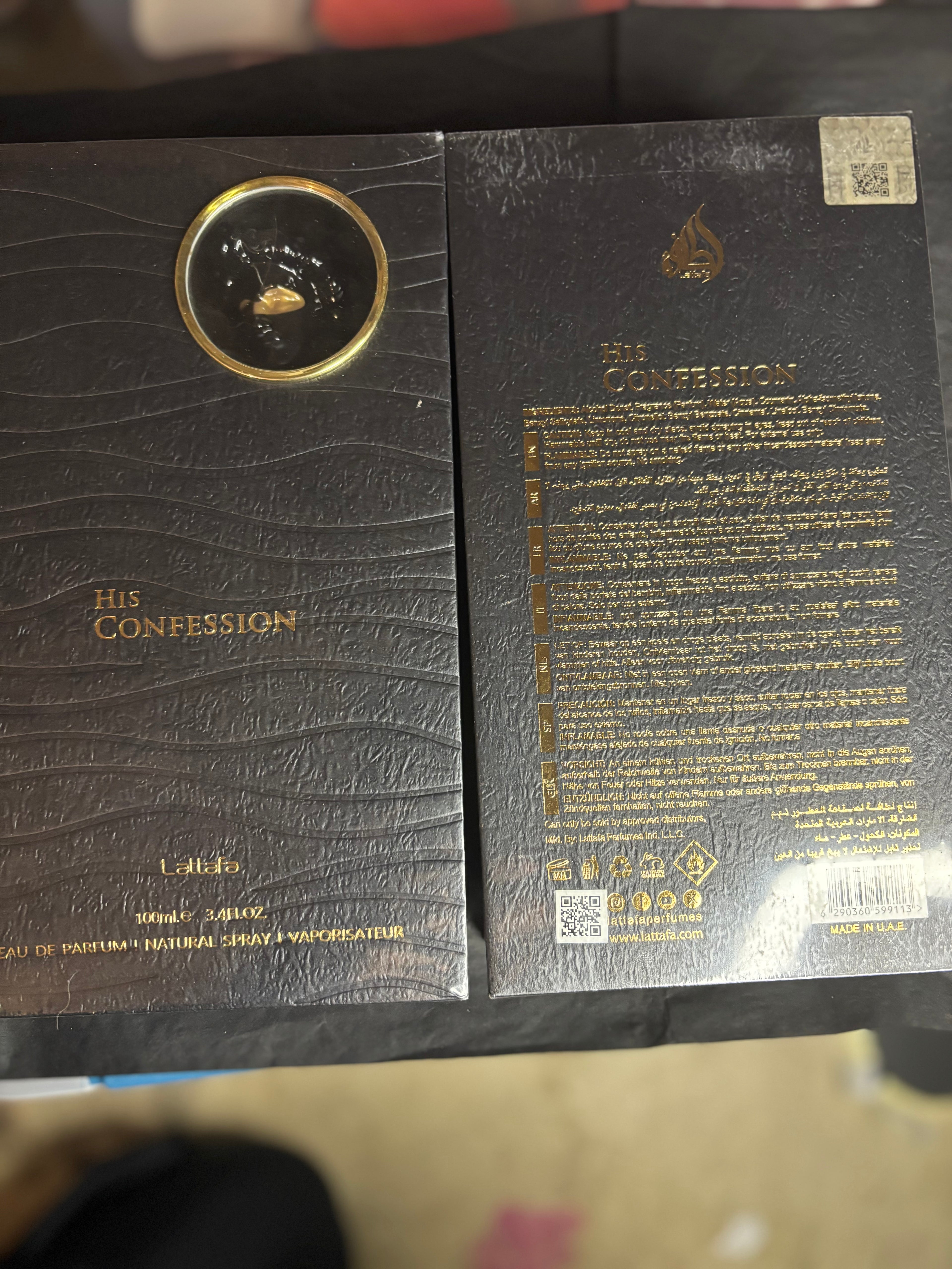 Eau de parfum His Confession Lattafa® | 100ml