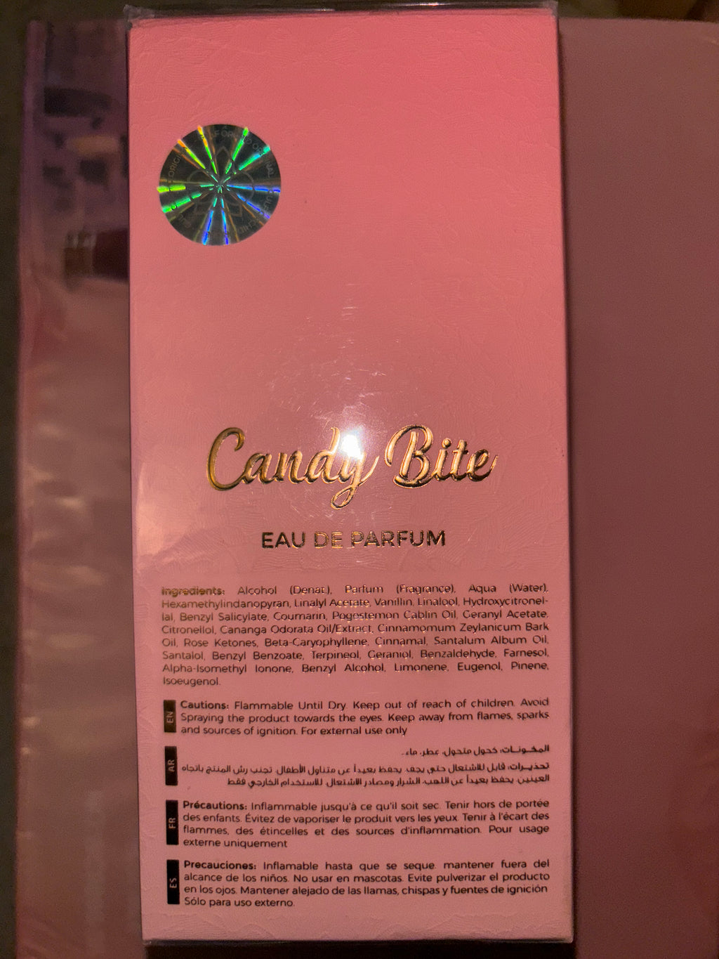 Candy Bite  – Eau de parfum mixte sucrée et gourmande – 100 ml- Gulf Orchid