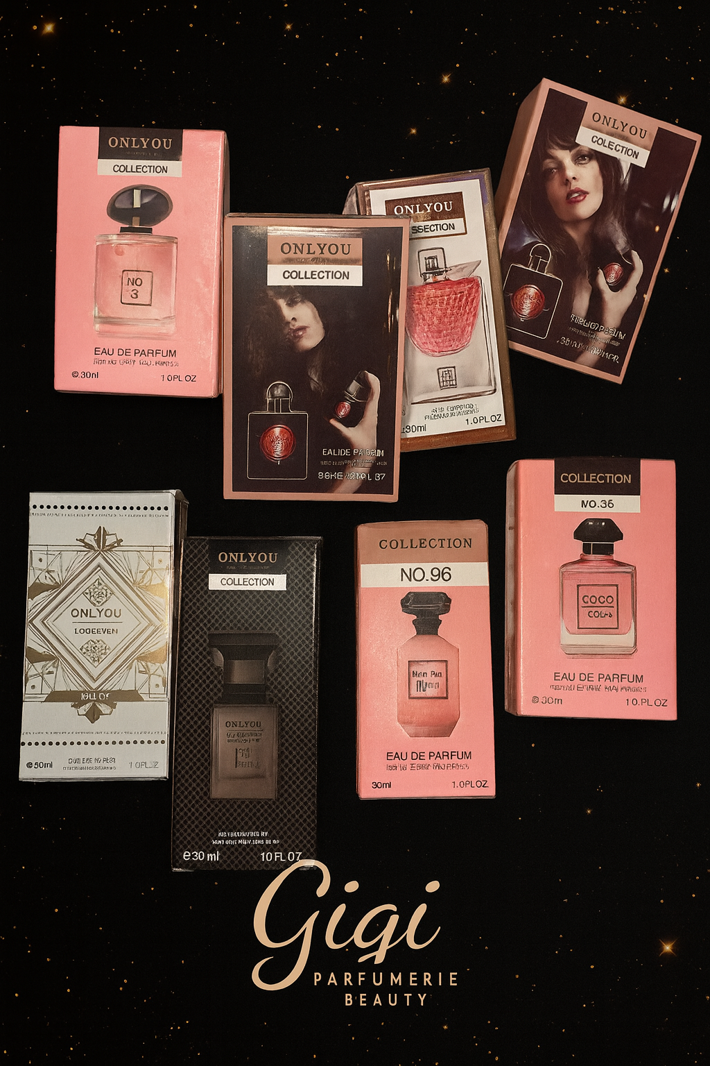 Coffret de 3 Parfums  Femme– ONLYYOU Collection (30 ml)