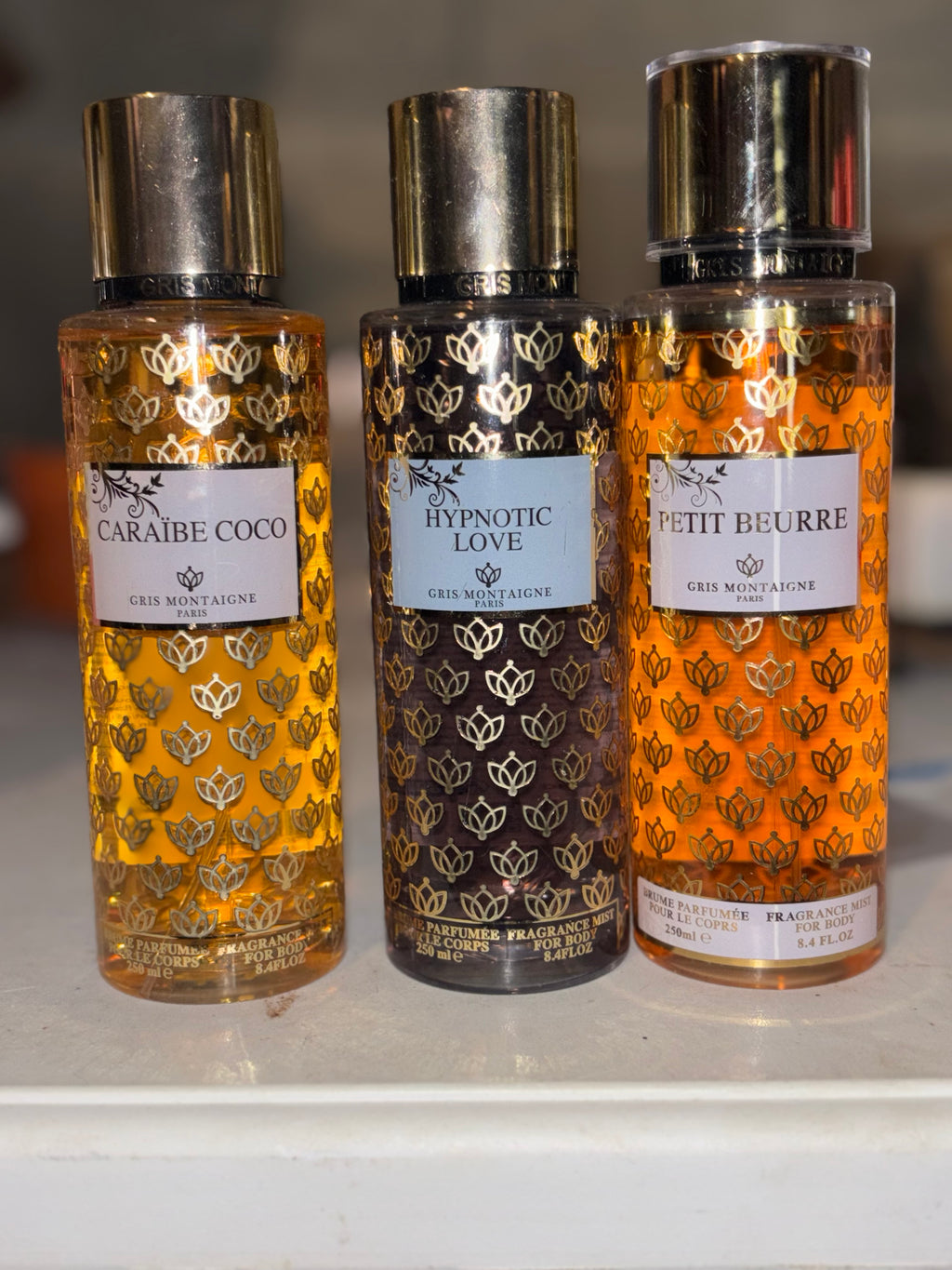 Lot 3 de brumes parfumées- Gris Montaigne