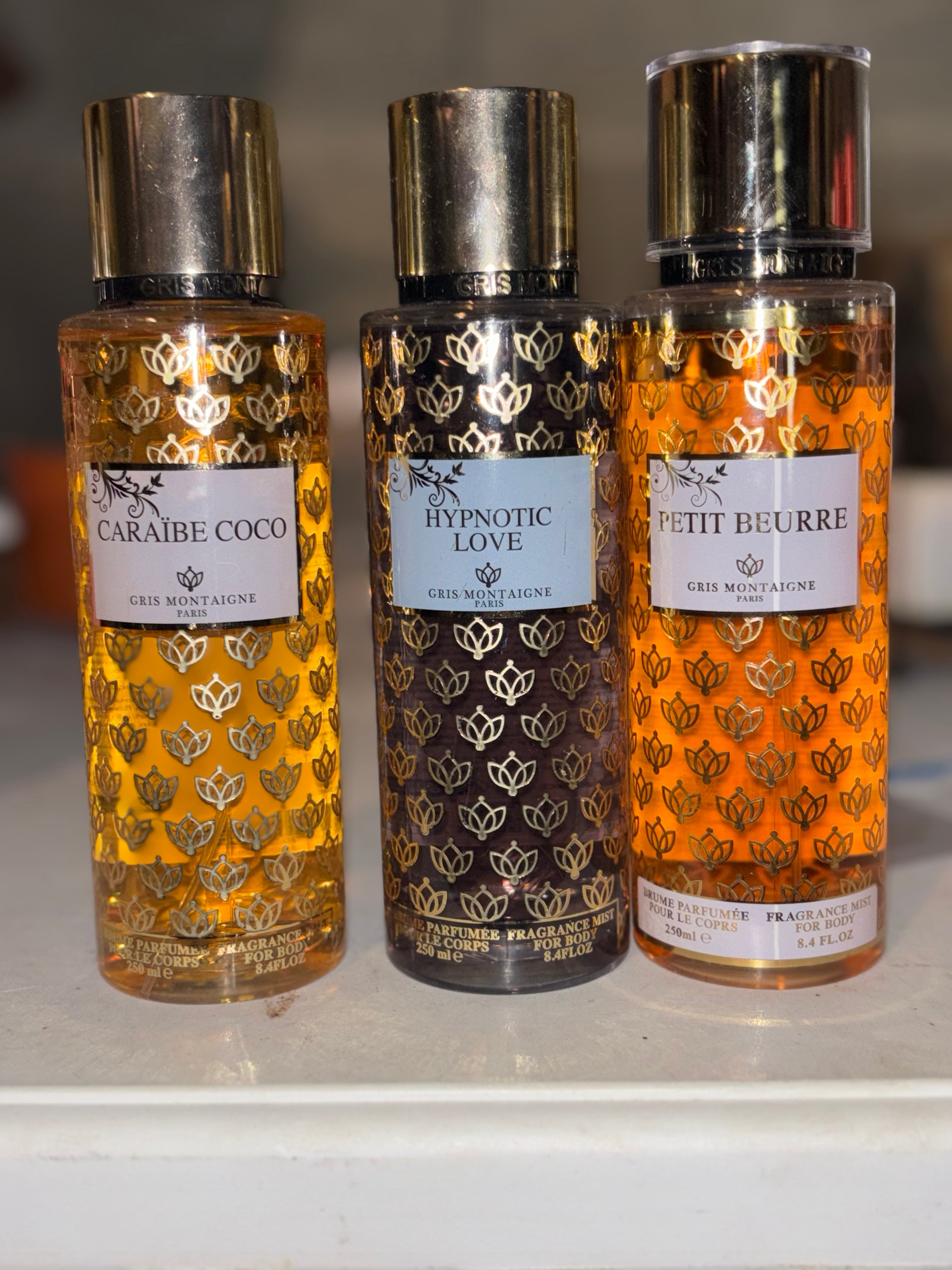 Lot 3 de brumes parfumées- Gris Montaigne