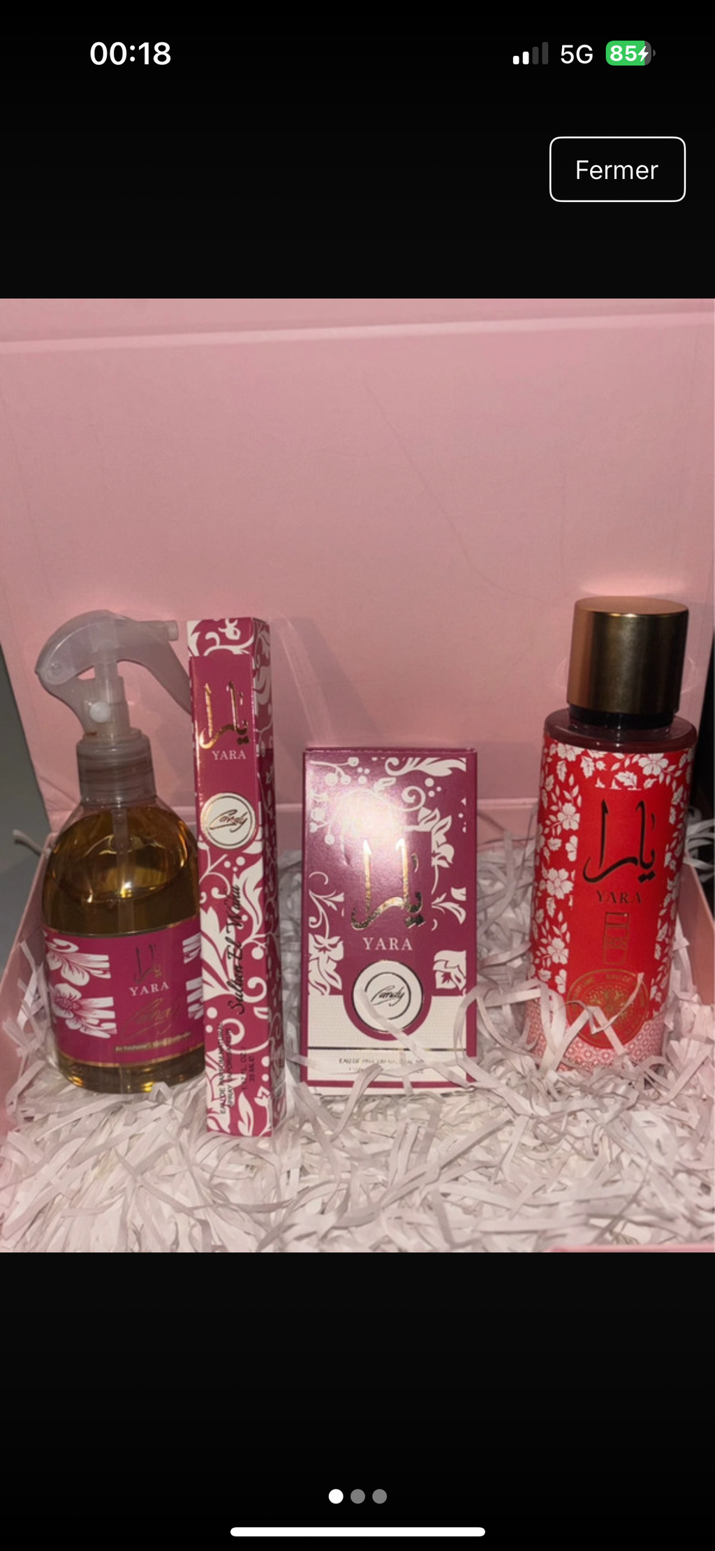 Coffret «l’essenciel Yara Candy »