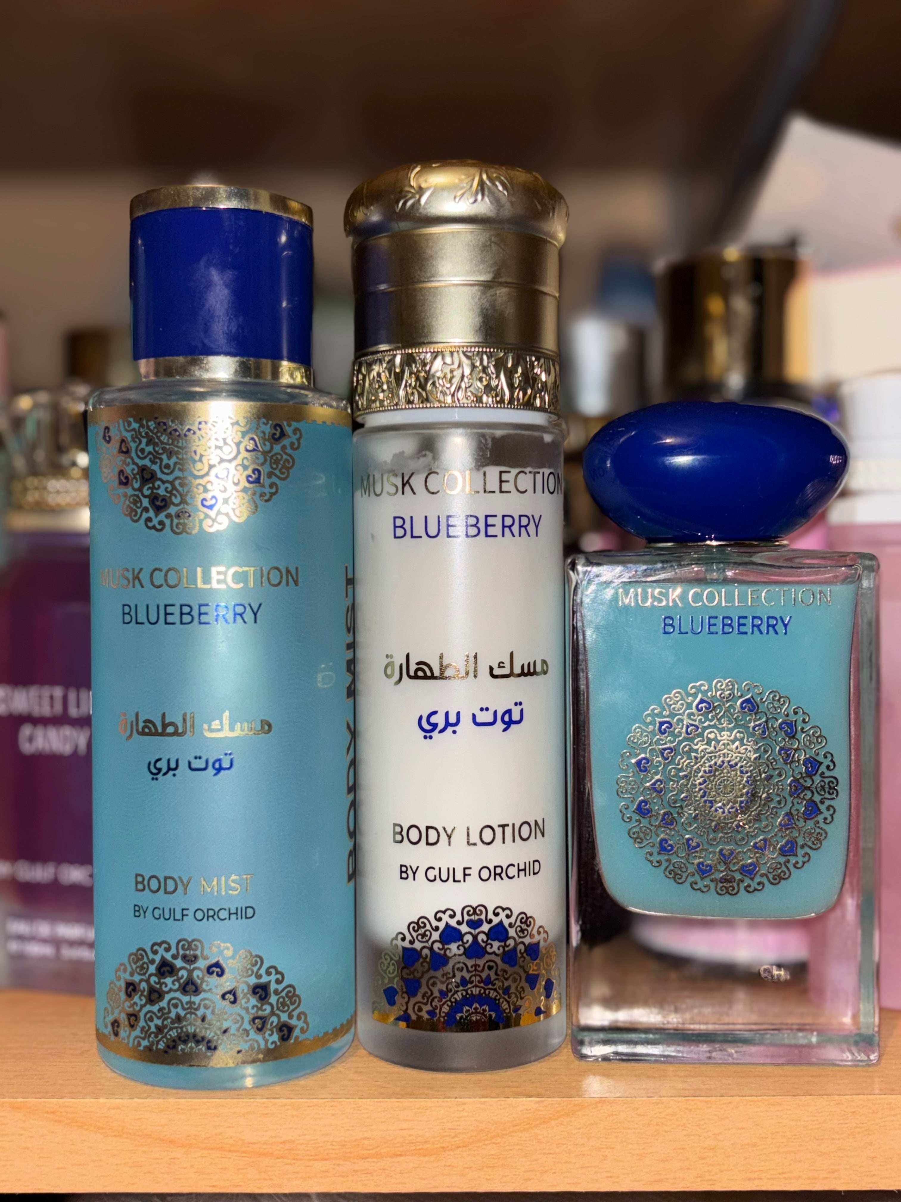 Coffret Musk Collection- Bluberry crème - Gulf Orchid