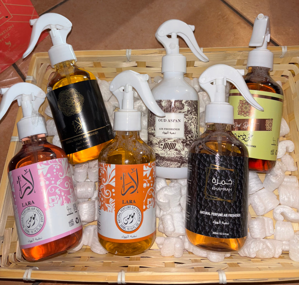 Coffret Sprays Textiles – Collection Orientale & Gourmande✨