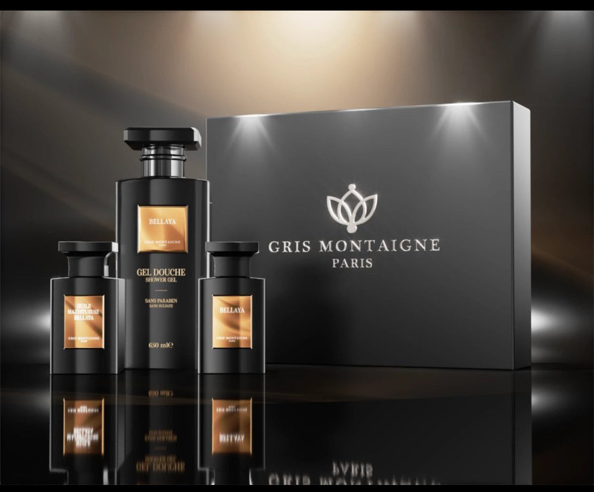 Coffret «BELLAYA- AICHA » Gris Montaigne