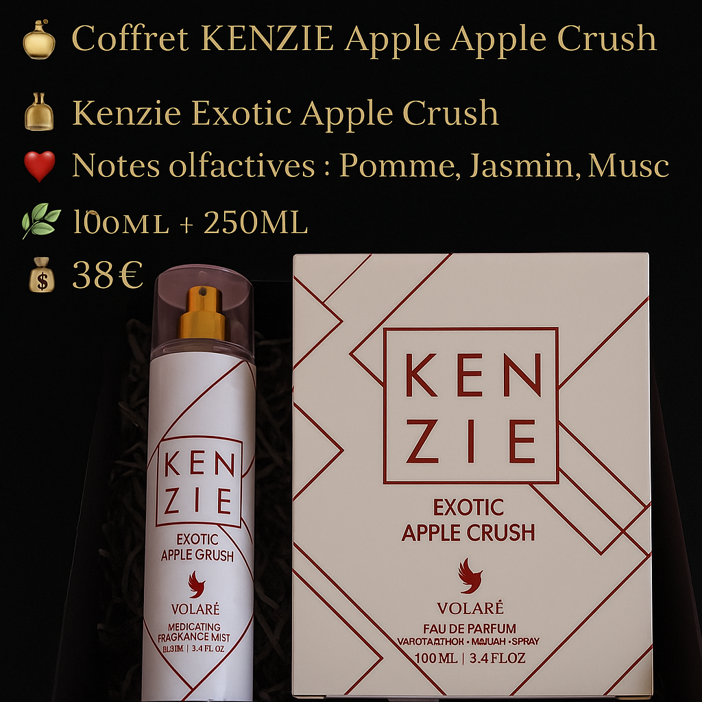 🍏 Coffret Kenzie Apple Crush – Volaré✨