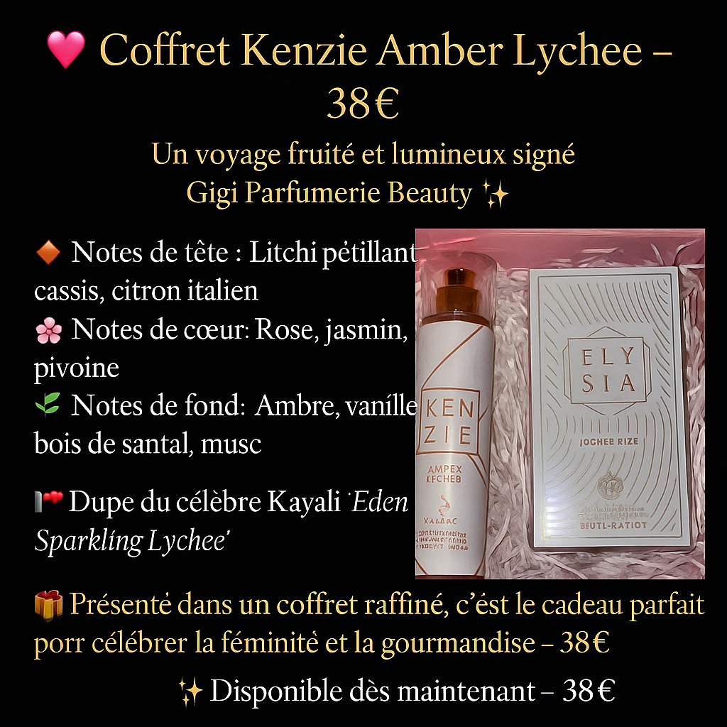 Coffret Kenzie Amber Lychee- VOLARE