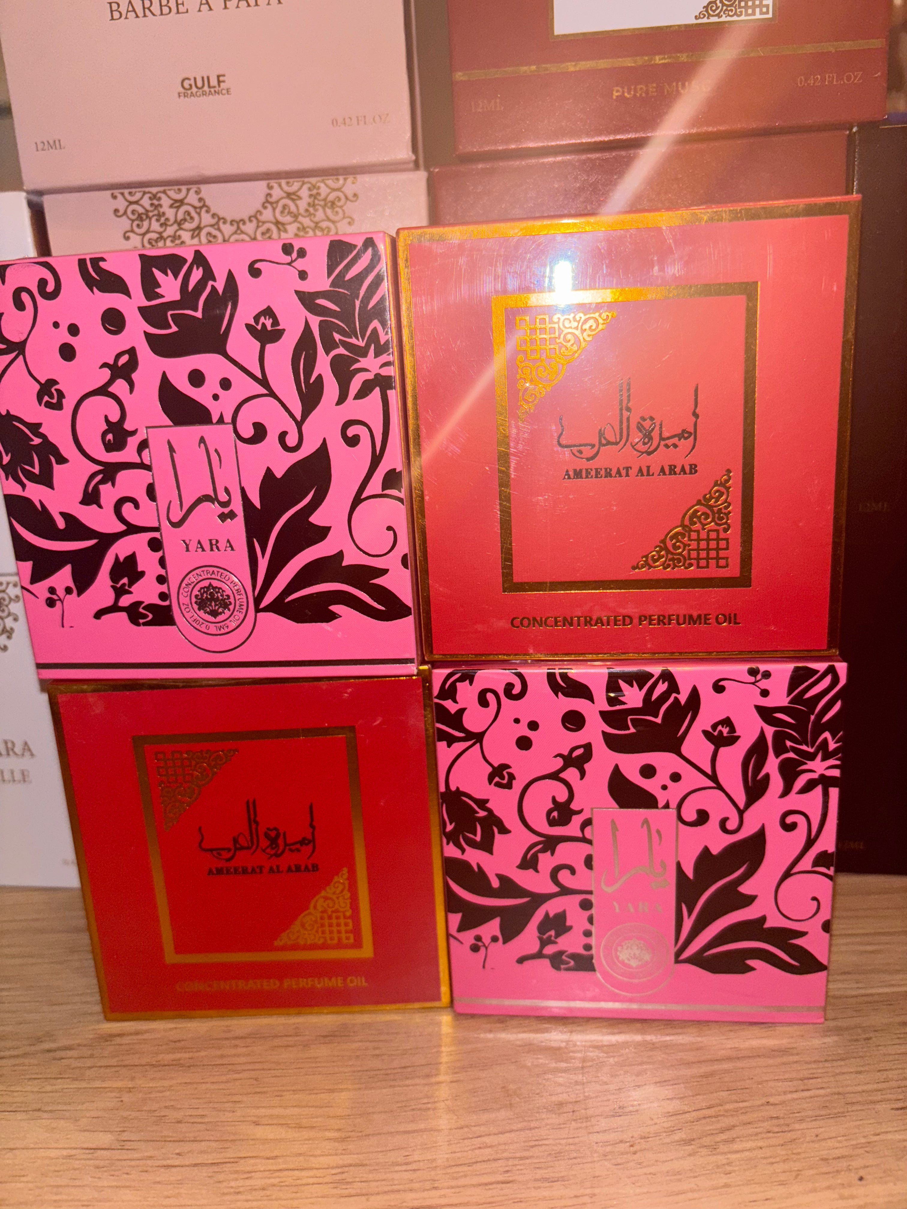 Huile concentré de parfum- 6ml- Yara- Ameerat