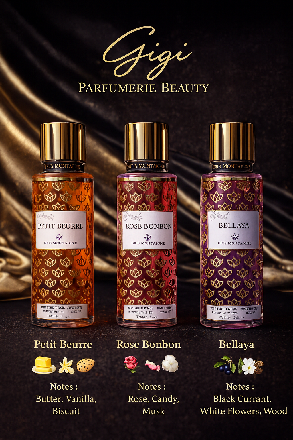 🌟 Présentation des Trois Brumes – Gris Montaigne 🌟