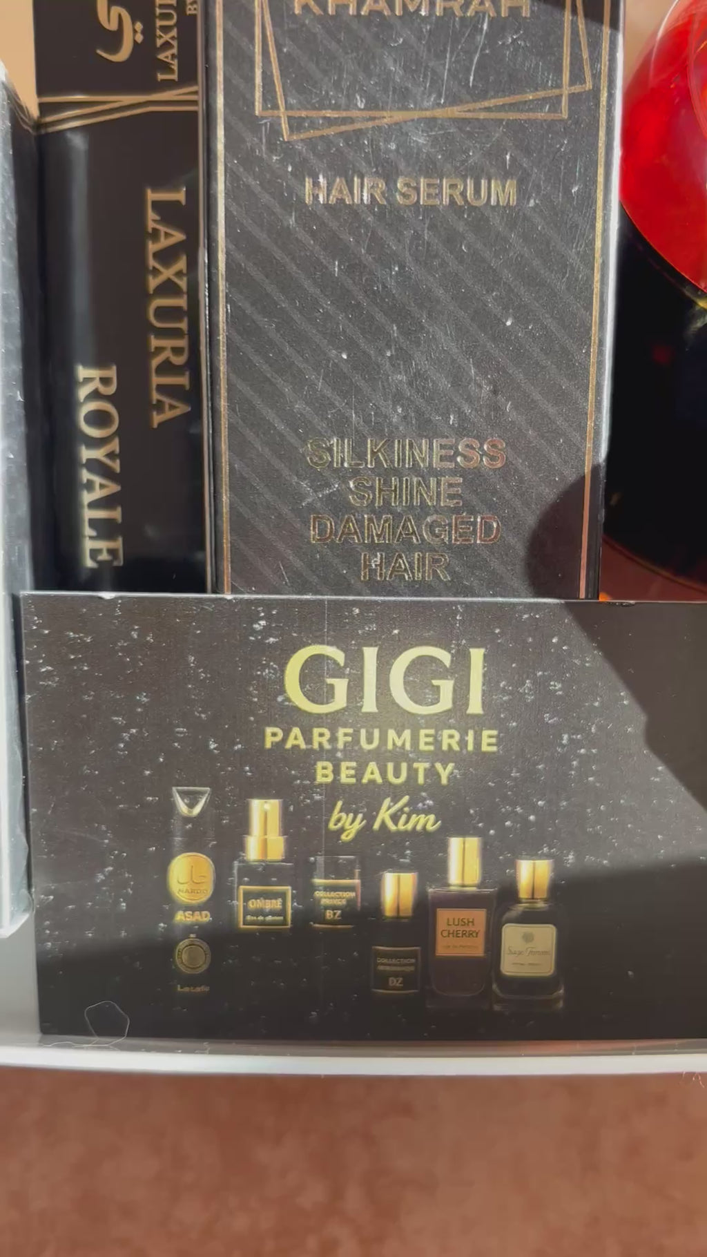 Coffret « KHAMRAH »- L’essentiel