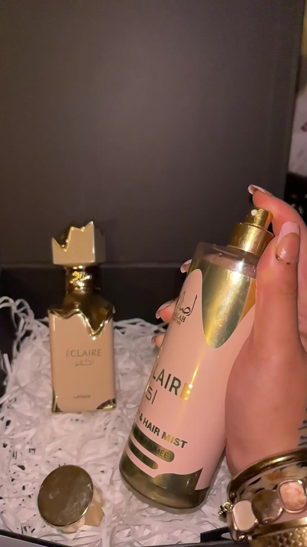 Lot Éclaire- Parfum 100ml- Brume 250 ml- Lattafa