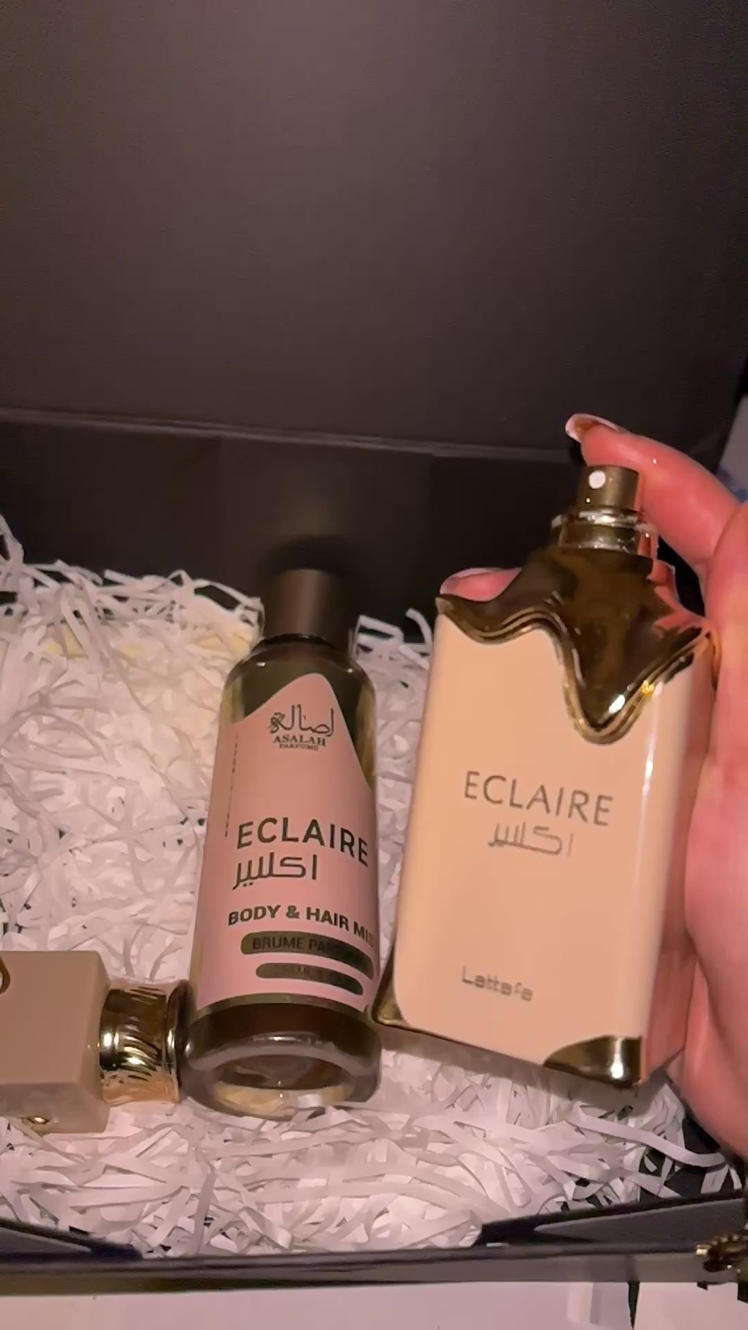 Lot Éclaire- Parfum 100ml- Brume 250 ml- Lattafa